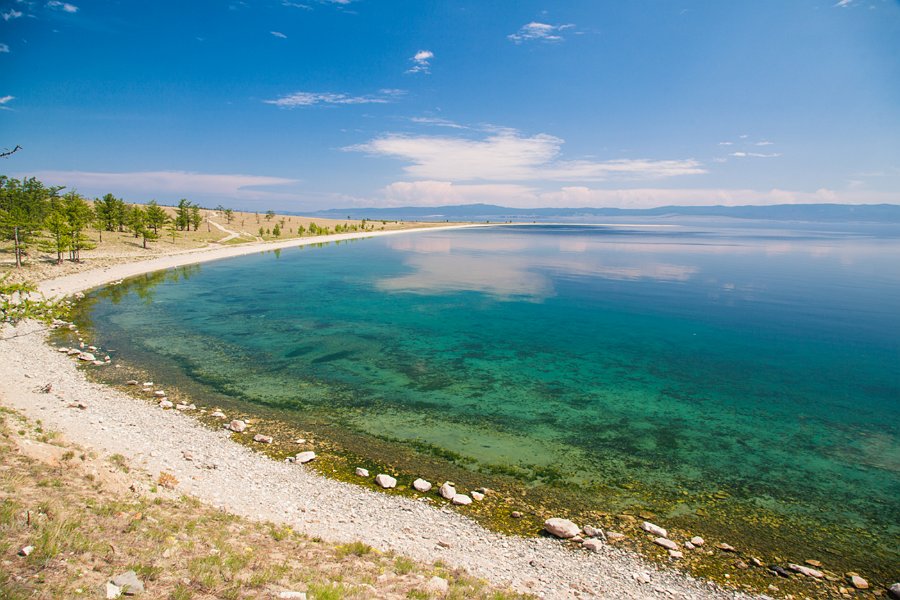 Лазурная вода Байкала